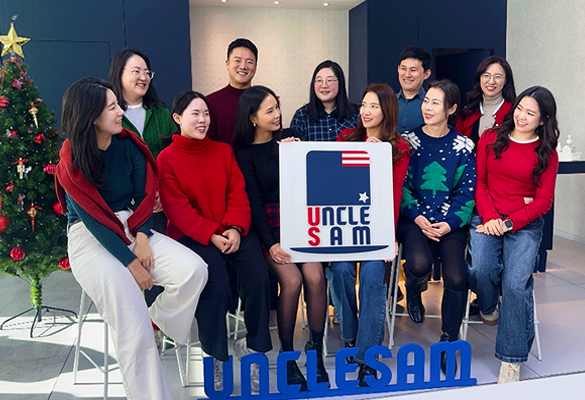 엉클샘 직원 단체사진