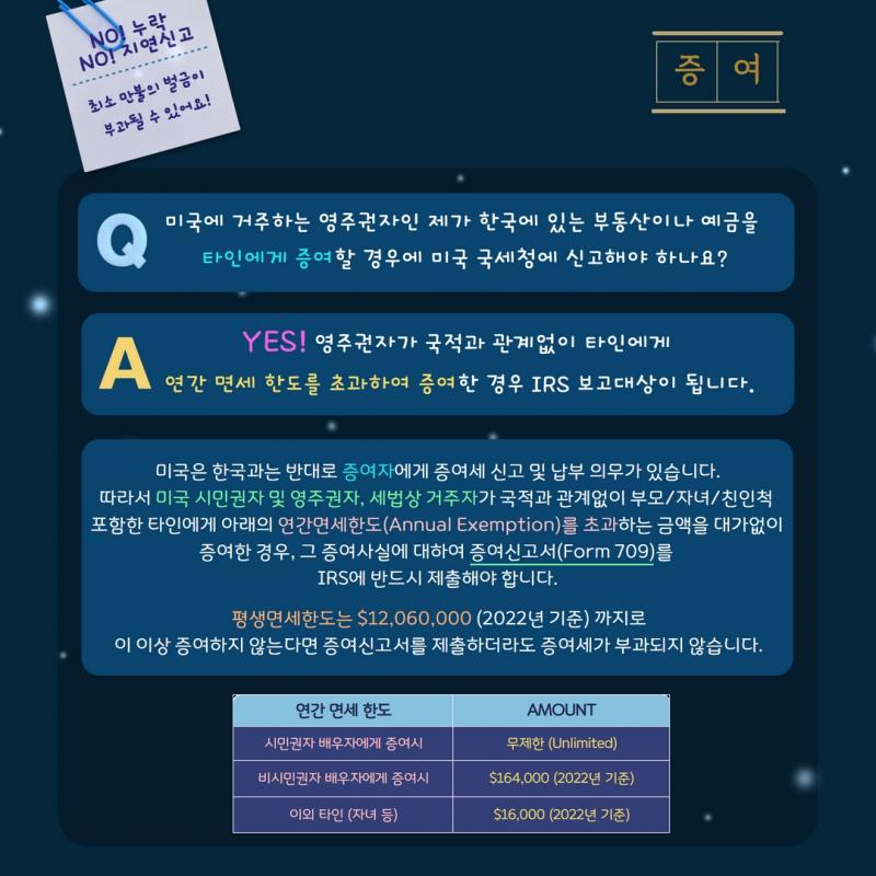 미국 세금보고의 오해와 진실